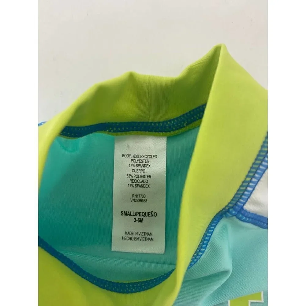 Little Swimmer Target Swimshirt Protective Swim Shirt Fish - Size 3-6 Months